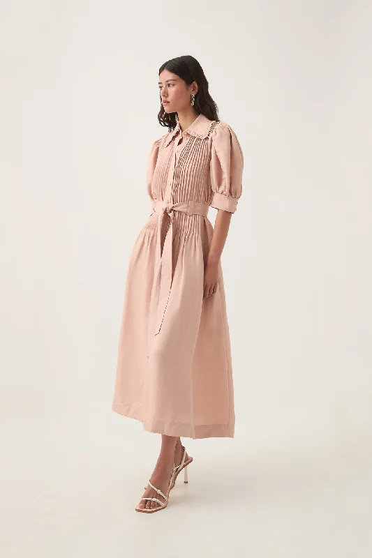 Midi Dresses with Shift Style -Madeleine Belted Midi Dress