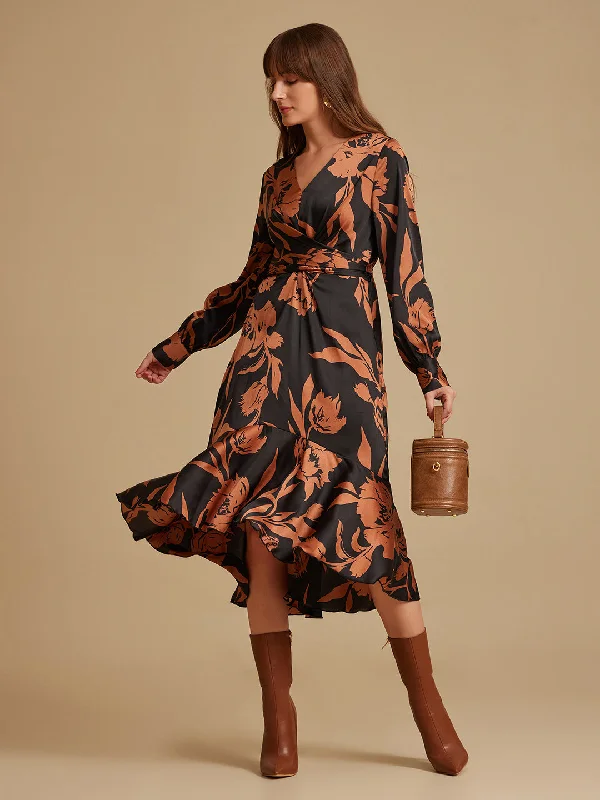 Midi Dresses for Patio Date -Molly Printed Midi Dress