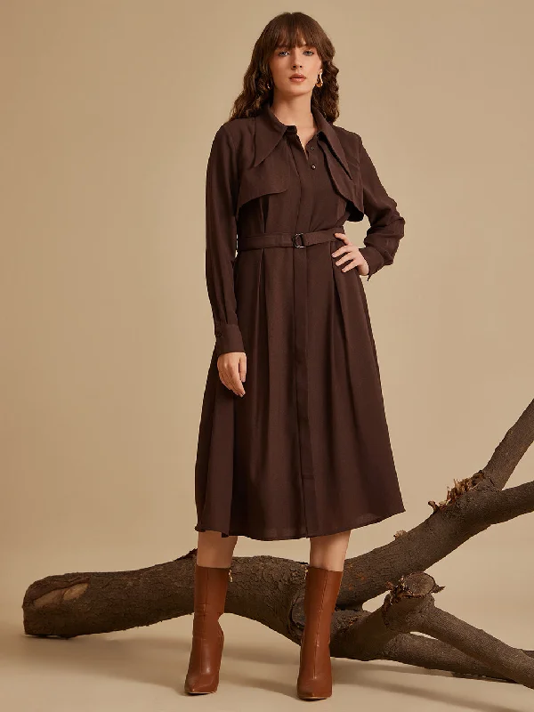 Midi Dresses for Brunch Date -Swift Midi Dress