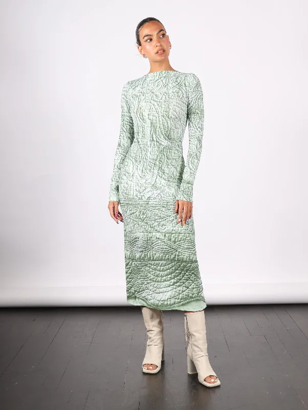 Midi Dresses with Shift Style -Midi Dress in Iguana by MM6 Maison Margiela