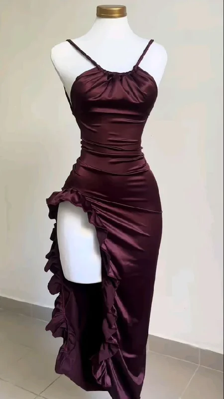 Evening Dress for Fun Trip -Midi Dresses with Bow Back -Evening Dress for Fun Trip -Chic Tight Short Prom Dress,Fashion Party Gown cc1373