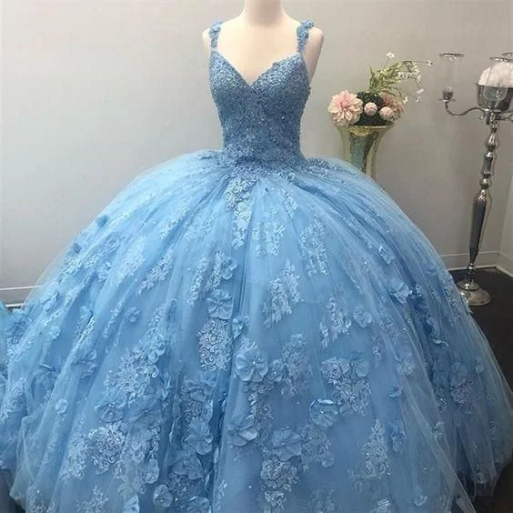 Evening Dress for Day Fun -Midi Dresses with Swing Back -Evening Dress for Day Fun -New Luxury Crystal Quinceanera Dresses For Special Light Blue Occasion Dresses Prom Dress, Sweet 16 Dresses C58