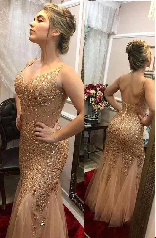 Evening Dress in Retro Hues -Midi Dresses for Fun Chill -Evening Dress in Retro Hues -Sexy Long Prom Dress with Beading, Popular Sweet 16 Dress ,Fashion Wedding Party Dress  C1000