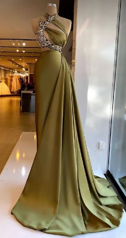 Evening Dress with Cutout Back -Midi Dresses in Soft Suede -Evening Dress with Cutout Back -Uniuqe Mermaid Prom Dress ,Chic Long Evening Dress C2023