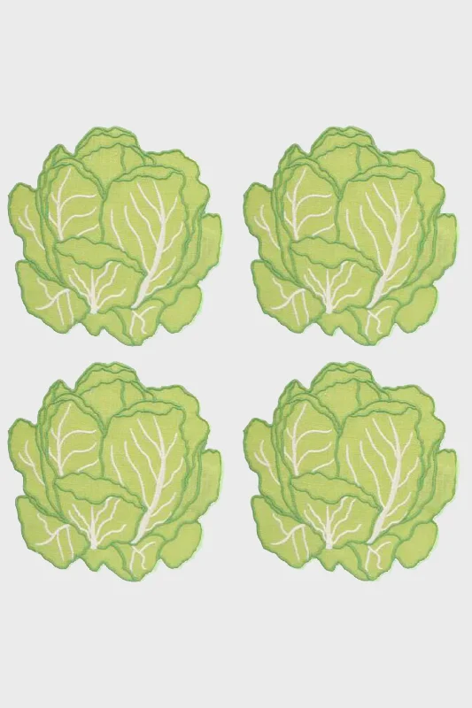 Cabbage Cocktail Napkins (Set of 4)