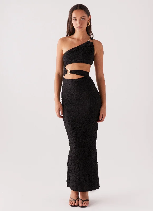 Maxi Dresses for Lunch Event -North Haven Maxi Dress - Black